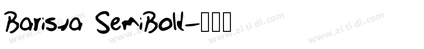 Barista SemiBold字体转换